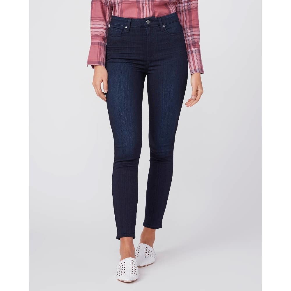Paige Womens Margot Ankle Super High Rise Skinny Jeans